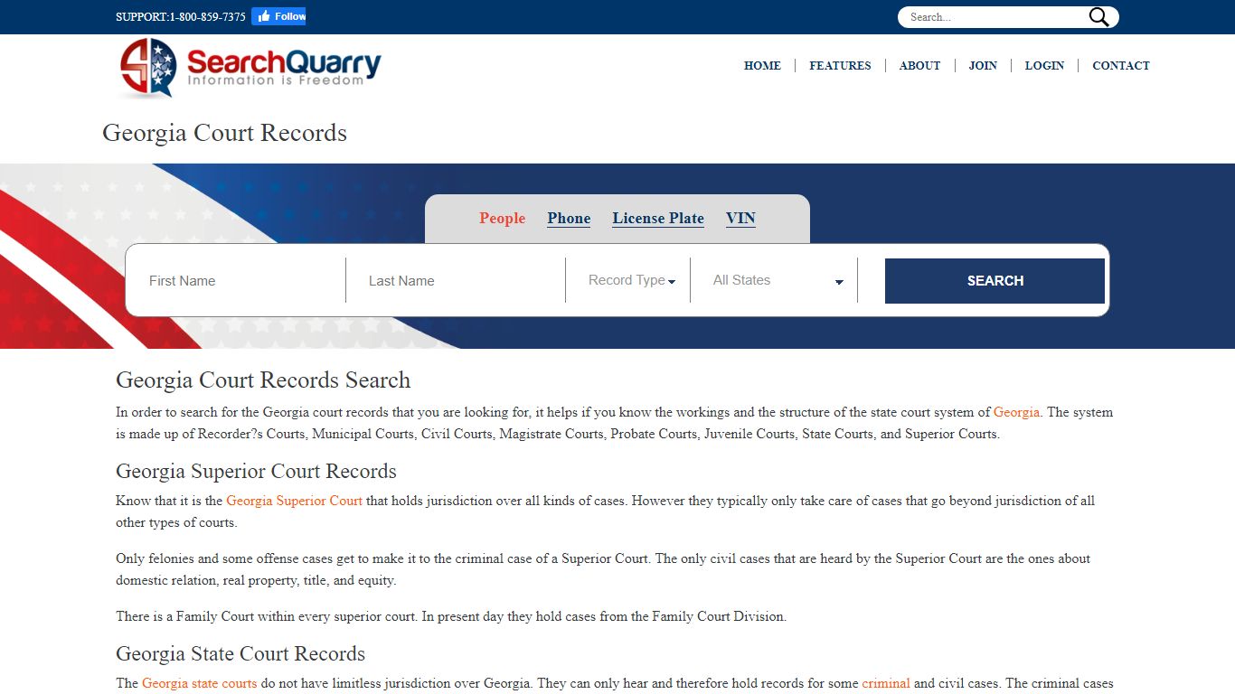 Free Georgia Court Records | Enter a Name to View Court Records Online